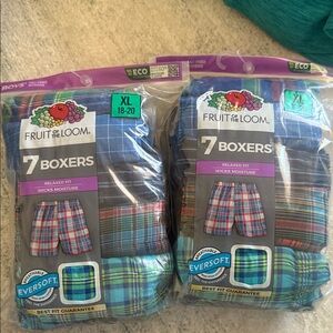 2 packs of boxers- size 18-20